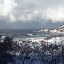 otaru winter beach